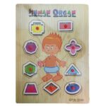 Body Parts - Wooden Puzzle for kids to learn