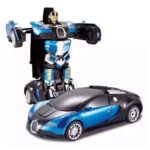 RC TRANSFORMER - BUGATTI (BLUE)