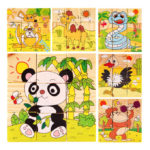 Jungle Animals - Cubical Wooden Puzzle