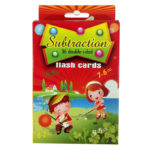 SUBSTRACTION LEARNING FLASH CARDS FOR KIDS