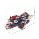 BanBao Turbo Power Galileo 3 Wheel Sports Car - Multicolour