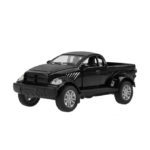 Pickup Truck 1:32 Scaled Model Metal Pull Back Die - Black