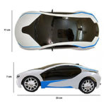 RC BMW 3D Famous Car with Led Lights - Battery Operated