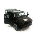 Hummer Scaled Model Metal Pull Back Die Cast with Light & Sound - Black