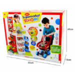 Pretend & Play Super Market 32 pcs Set - 2.6 ft height