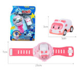 Remote Controlled Mini Ambulance Car Smart Watch for Girls - Amber Pink