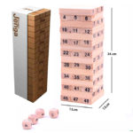 Jenga Wooden Stacking Tower Game - 52 pcs
