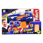 Fire Storm - 16 Soft Dart Blaster Nerf Clip Gun - Battery Operated