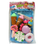 Happy Cake and Ice Cream Dessert Cutting Plastic Food Tray Set