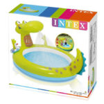 Intex - Gator Spray Inflatable Pool with Duck Ring Tube (78 x 63 x 36 inches) - 57431