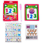 123 Numbers Learning Flash Cards With Marker
