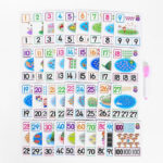 123 Numbers Learning Flash Cards With Marker