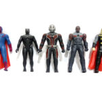 Pack of 5 Marvel Avengers Action Figures With Projector Function - Option B - 6 inches