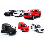 Toyota Land Cruiser Prado - Pull Back and Die cast - Assorted Color Car