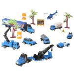 Police Die cast play set