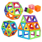 Magnetic Sheet Creativity Shapes Puzzle Building Plastic Blocks - 30 pcs