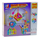 Magnetic Sheet Creativity Shapes Puzzle Building Plastic Blocks - 30 pcs