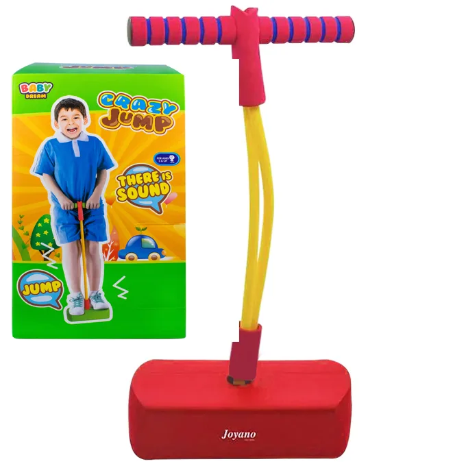Relaxdays Pogo Jumper Für Kinder Bis 80 Kg – Buntes Hüpfspielzeug Mit Quietsche Für Draußen