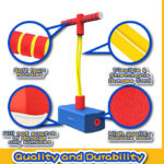Baby Dream Foam Pogo Stick Bungee Jumper for Kids/Adults Indoor/Outdoor Toys, Foam Bouncing Toy for Kids Age 3 and up, Squeaky Sounds Gift for Boys and Girls Supports up to 40 Kg