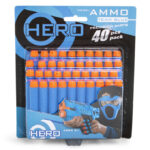 40 Pcs Nerf Soft Blaster Darts Refills - Blue