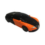 Transformer Bugatti Robot Car - Light & Music - Orange
