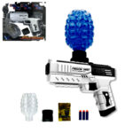 Precise Shot 2 in 1 Toy Gun - Nerf Gun & Bubble Gun - Multi Color
