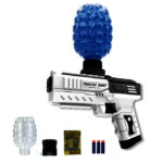 Precise Shot 2 in 1 Toy Gun - Nerf Gun & Bubble Gun - Multi Color
