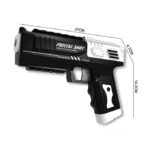 Precise Shot 2 in 1 Toy Gun - Nerf Gun & Bubble Gun - Multi Color