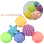 Corona Balls Pack Of 6 Baby Bath Toys - Multi Colors