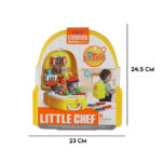 Little Chef Cooking Backpack for Kids - 25 Pieces Set - Kitchen Play House