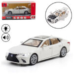 Lexus Die Cast Car Model 4 Door Open With Trunk & Bonult - 1:32 Scale – Toys For Boys - White