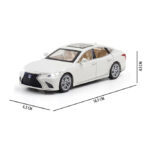 Lexus Die Cast Car Model 4 Door Open With Trunk & Bonult - 1:32 Scale – Toys For Boys - White