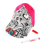 Your DIY Painting Cloth Hat 3 Different Colors - Painted Hat Cap Pink