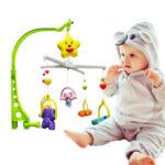 Musical Baby Crib Cot Rotating Rattle Set, 6 Hanging Toys, Shaking Bell for Babies, New Born Baby