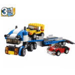 DIY 3 in 1 Building Blocks Bricks Construction Set Toys for Children (Vehicle Transporter) 264 Pcs