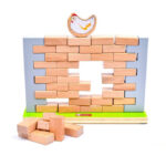 Humpty Dumpty Wooden Wall game - Strategic & Fun Game - 44 Pcs