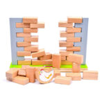 Humpty Dumpty Wooden Wall game - Strategic & Fun Game - 44 Pcs