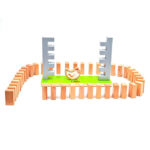Humpty Dumpty Wooden Wall game - Strategic & Fun Game - 44 Pcs