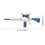M416 Nerf Soft Darts Electric Toy Gun 76cm - White