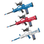 QBZ Electric Automatic Assault Riffle Shooting Toy Gun With Soft Darts Toys For Boys No.1219 - Assorted Multi Color