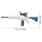 M416 Electric Automatic Assault Riffle Shooting Toy Gun With Soft Darts Toys For Boys No.1216 - Assorted Multi Color