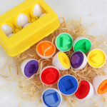 Shapes and Colors Matching Eggs Toy – Set of 6 Eggs