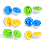 Numbers and Colors Matching Eggs Toy – Set of 6 Eggs