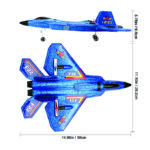 Remote Control MIG-29 Foam Fighter Jet 2.4 GHz - Toy For Boys - Assorted Colors