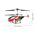 Remote Control Helicopter RFD-018 - 2 Channel Rechargeable Toy For Kids - Multi Color