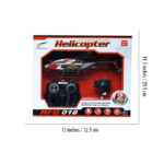 Remote Control Helicopter RFD-018 - 2 Channel Rechargeable Toy For Kids - Multi Color