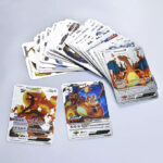 55 PCS Silver Foil Rare Cards Packs Set Deck Box Including Assorted The Latest Vmax GX EX DX V Cards Silver Toy for boys