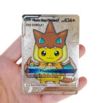 10 Pcs Pokemon Silver Foil Cards Pack Anime Cartoon Pokemon English Version Tcg Card For Fans Collection