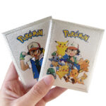 10 Pcs Pokemon Silver Foil Cards Pack Anime Cartoon Pokemon English Version Tcg Card For Fans Collection