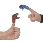 Finger Puppet - Jurassic World Dinosaur - 5 Fingers - Multi Color